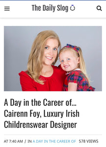 'The Daily Slog'. A day in the Career of... Cairenn Foy