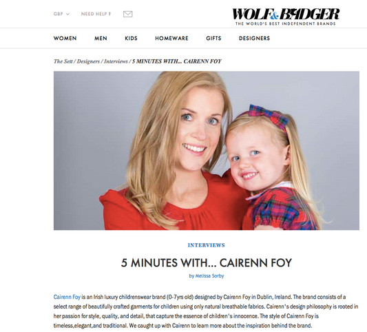 Wolf & Badger Interview